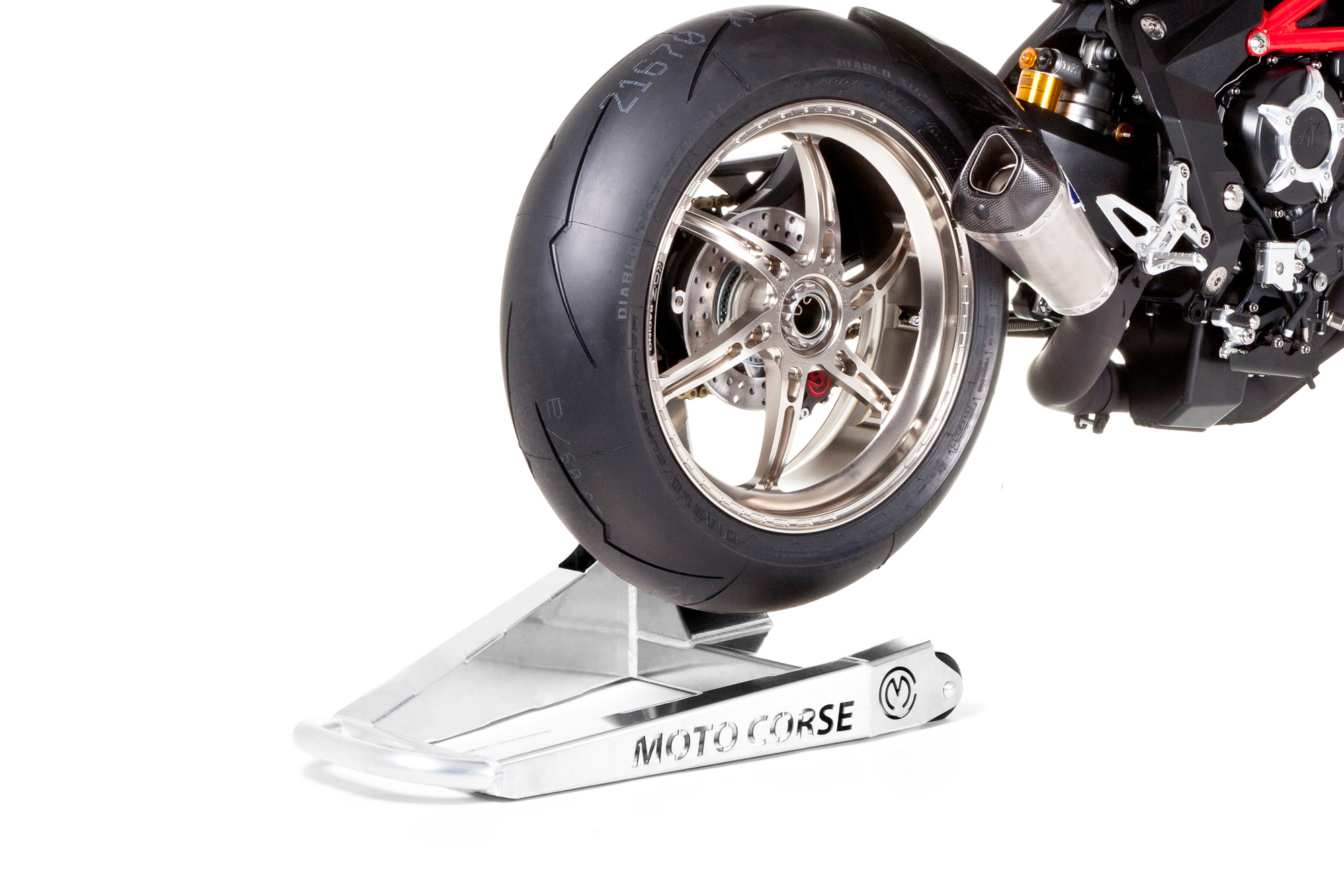 Motocorse New "SBK" Aluminum rear Single side Paddock Stand for Ducati